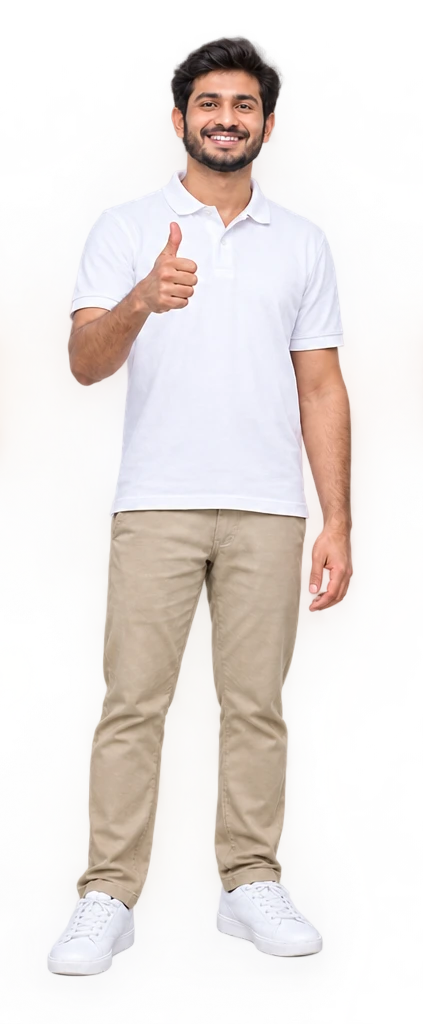 Courier giving a thumbs up